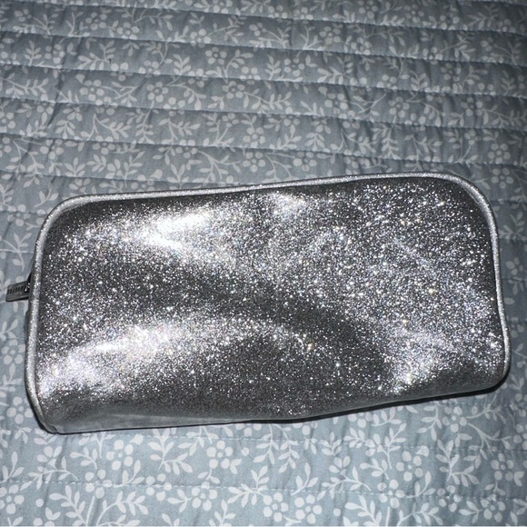 Morphe Silver Glitter Makeup Bag - Picture 1 of 5